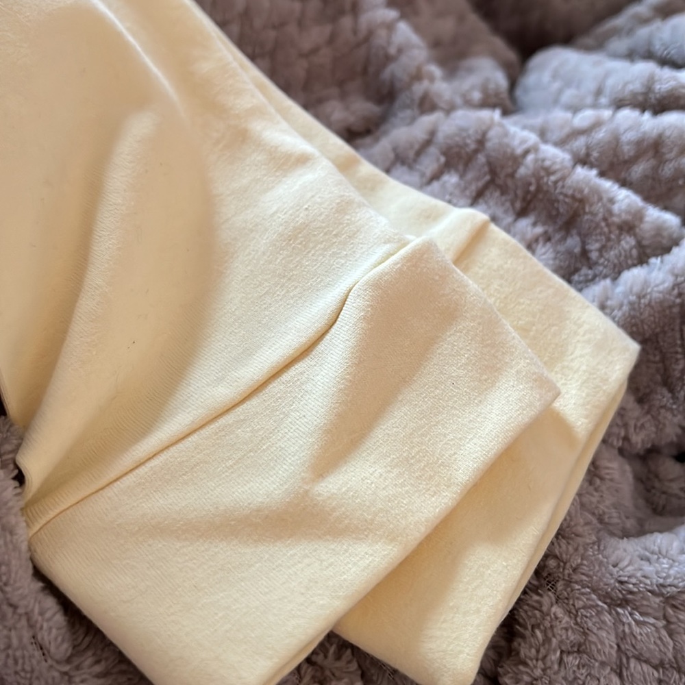 CARUSHKA YELLOW FOOTLESS TIGHTS - Picture 7 of 10